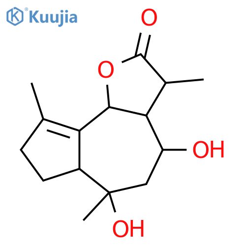 8,10-Dihydroxy-4-guaiaen-12,6-olide; (1ξ,6ξ,8ξ,10ξ,11ξ)-form structure