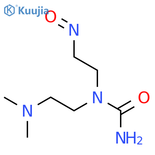 1-[2-(dimethylamino)ethyl]-1-(2-nitrosoethyl)urea structure