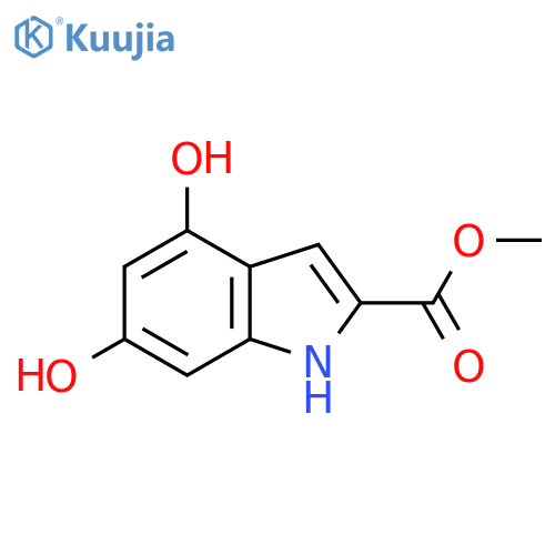 methyl 4,6-dihydroxy-1H-indole-2-carboxylate structure