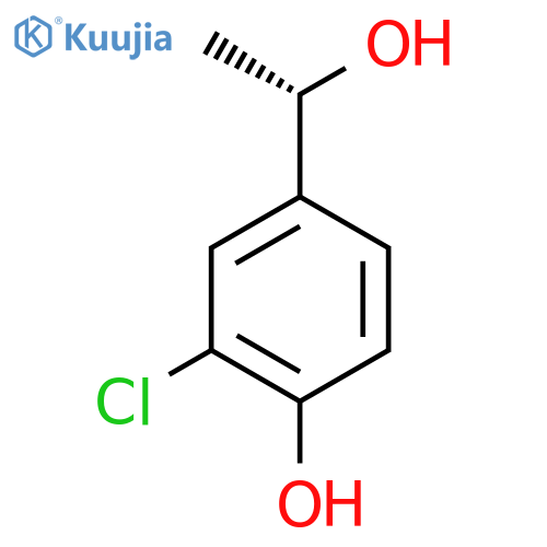 2-chloro-4-(1S)-1-hydroxyethylphenol structure