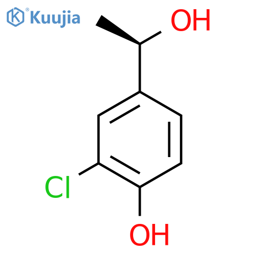 2-chloro-4-(1R)-1-hydroxyethylphenol structure
