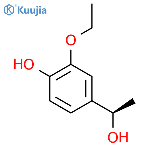 2-ethoxy-4-(1R)-1-hydroxyethylphenol structure