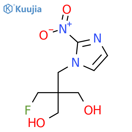 1,3-Propanediol, 2-(fluoromethyl)-2-[(2-nitro-1H-imidazol-1-yl)methyl]- structure