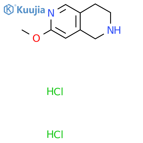 7-Methoxy-1,2,3,4-Tetrahydro-2,6-Naphthyridine Dihydrochloride structure