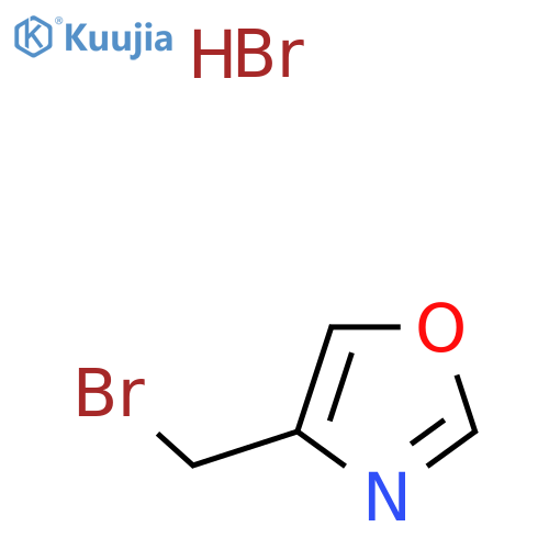 4-(Bromomethyl)oxazole hydrobromide structure