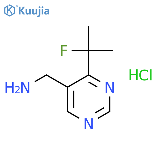 (4-(2-Fluoropropan-2-yl)pyrimidin-5-yl)methanamine Hydrochloride structure