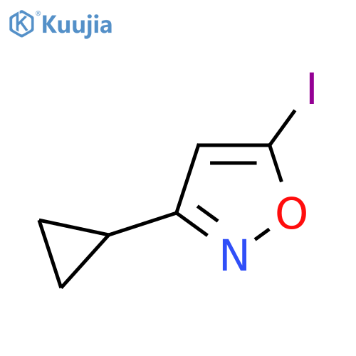 3-Cyclopropyl-5-iodo-isoxazole structure