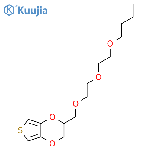 Thieno[3,4-b]-1,4-dioxin, 2-[[2-(2-butoxyethoxy)ethoxy]methyl]-2,3-dihydro- structure