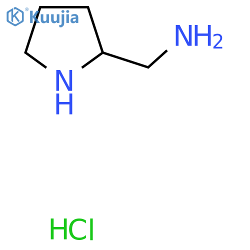 Pyrrolidin-2-ylmethanamine hydrochloride structure