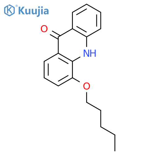 9(10H)-Acridinone, 4-(pentyloxy)- structure