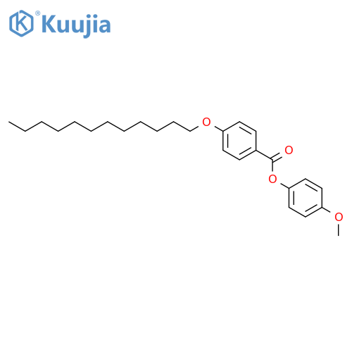 BENZOIC ACID, 4-(DODECYLOXY)-, 4-METHOXYPHENYL ESTER structure