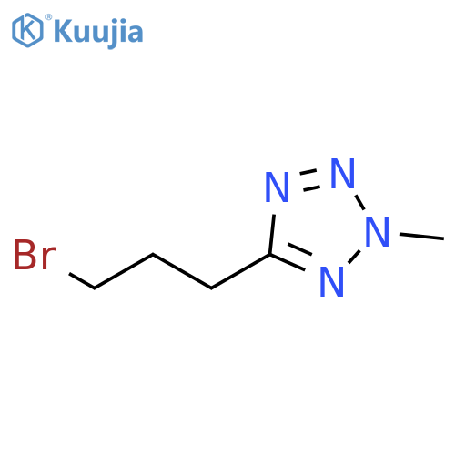 2H-Tetrazole, 5-(3-bromopropyl)-2-methyl- structure