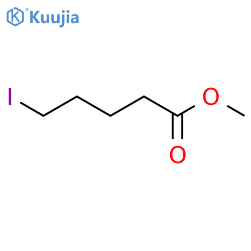 Pentanoic acid,5-iodo-, methyl ester structure