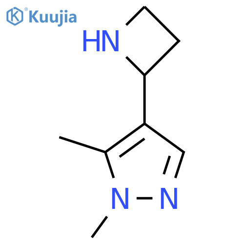 4-(azetidin-2-yl)-1,5-dimethyl-1H-pyrazole structure