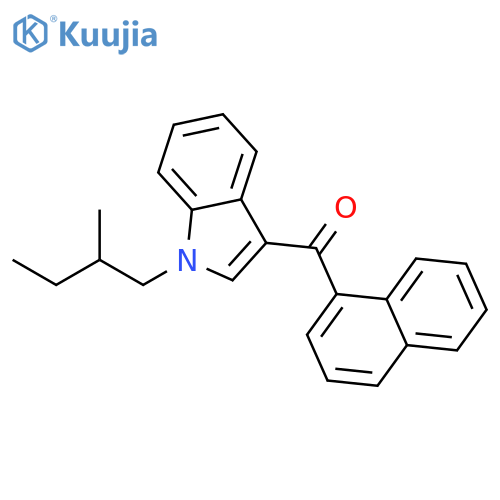 [1-(2-methylbutyl)-1h-indol-3-yl](1-naphthyl)methanone structure