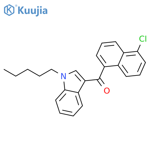 (5-chloro-1-naphthyl)(1-pentyl-1h-indol-3-yl)methanone structure
