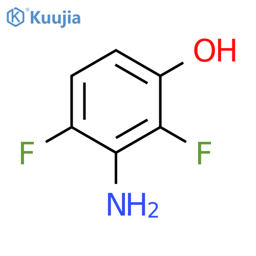 Phenol, 3-amino-2,4-difluoro- structure