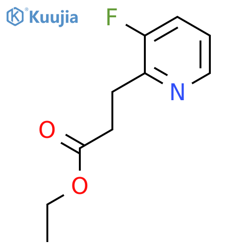 Ethyl 3-(3-fluoropyridin-2-yl)propanoate structure