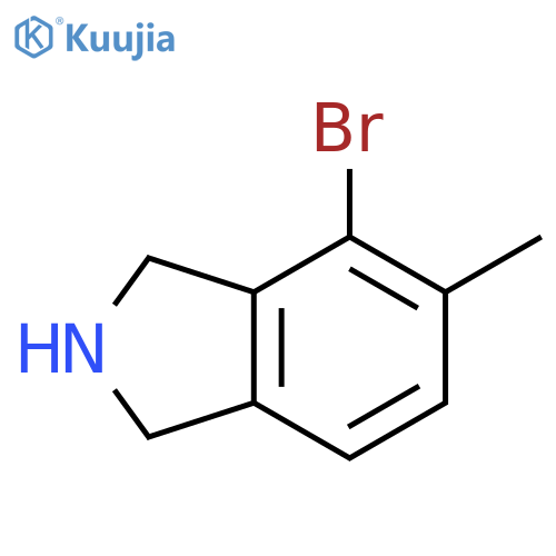 4-bromo-5-methyl-2,3-dihydro-1H-isoindole structure