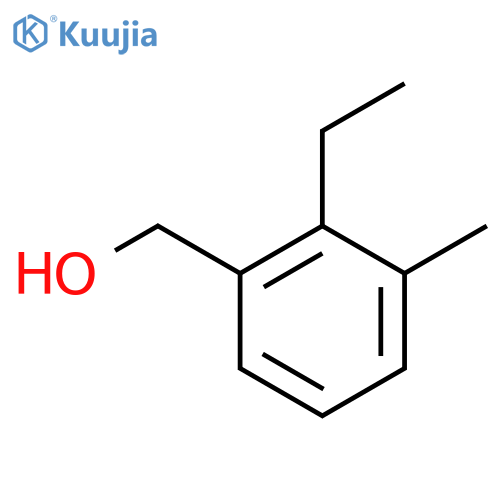(2-Ethyl-3-methylphenyl)methanol structure