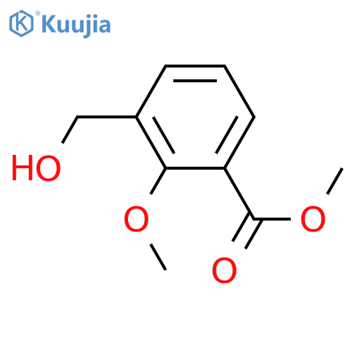 methyl 3-(hydroxymethyl)-2-methoxybenzoate structure