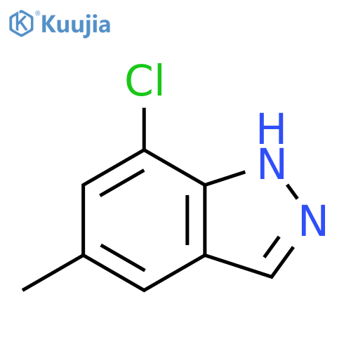 7-Chloro-5-methyl-1H-indazole structure