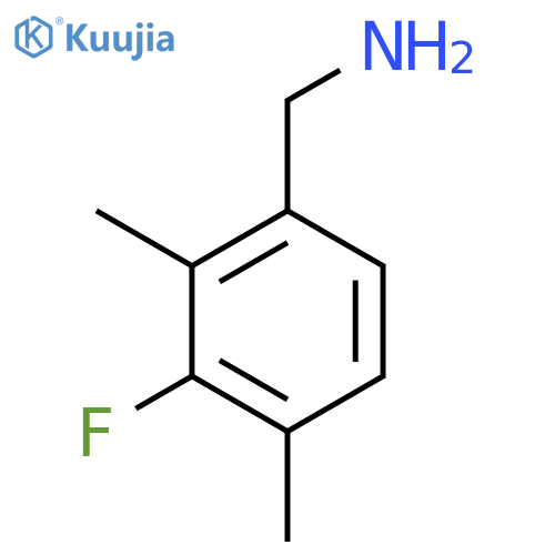 3-Fluoro-2,4-dimethylbenzylamine structure