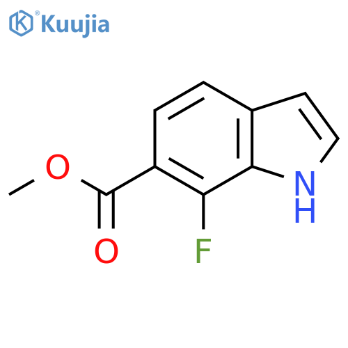Methyl 7-fluoro-1H-indole-6-carboxylate structure