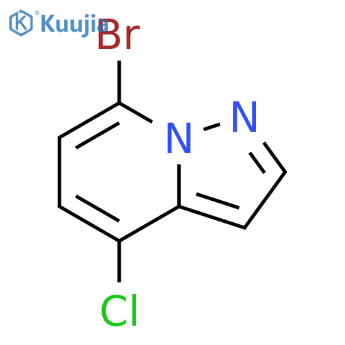 7-bromo-4-chloropyrazolo[1,5-a]pyridine structure