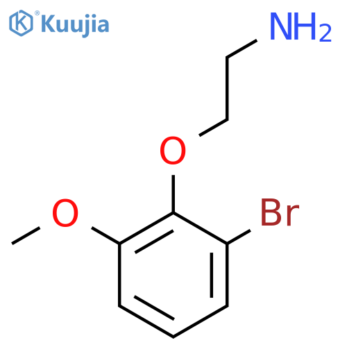 2-(2-bromo-6-methoxyphenoxy)ethan-1-amine structure