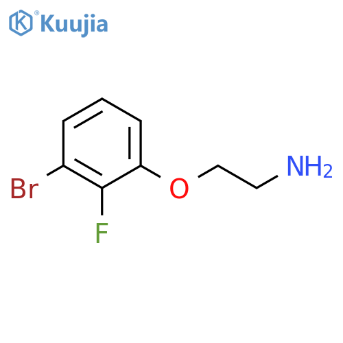 2-(3-Bromo-2-fluorophenoxy)ethan-1-amine structure