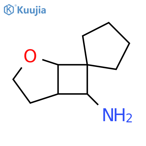 4-oxaspiro[bicyclo[3.2.0]heptane-6,1'-cyclopentan]-7-amine structure