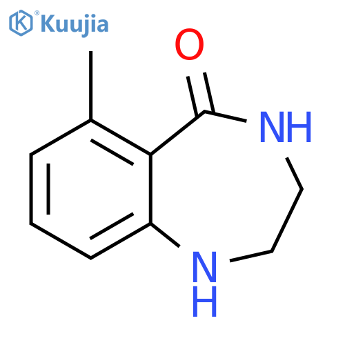 6-methyl-2,3,4,5-tetrahydro-1H-1,4-benzodiazepin-5-one structure