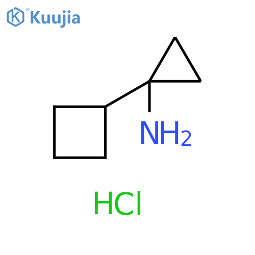 1-cyclobutylcyclopropan-1-amine hydrochloride structure