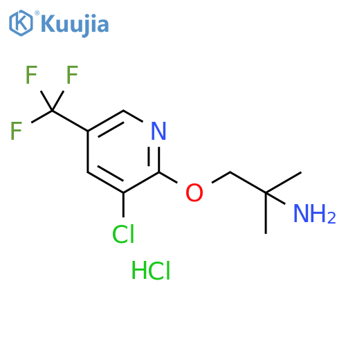 2-(2-amino-2-methylpropoxy)-3-chloro-5-(trifluoromethyl)pyridine hydrochloride structure