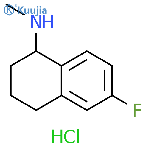 6-Fluoro-N-methyl-1,2,3,4-tetrahydronaphthalen-1-amine hydrochloride structure