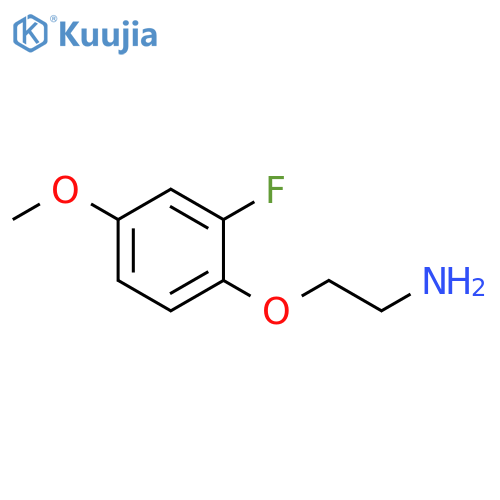 2-(2-fluoro-4-methoxyphenoxy)ethan-1-amine structure