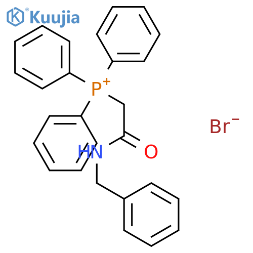 Phosphonium, [2-oxo-2-[(phenylmethyl)amino]ethyl]triphenyl-, bromide structure