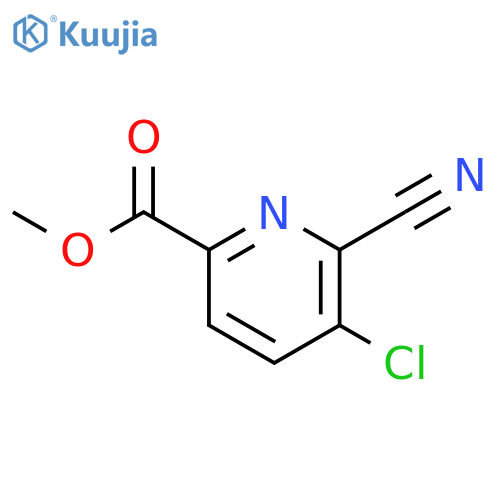 methyl 5-chloro-6-cyanopyridine-2-carboxylate structure