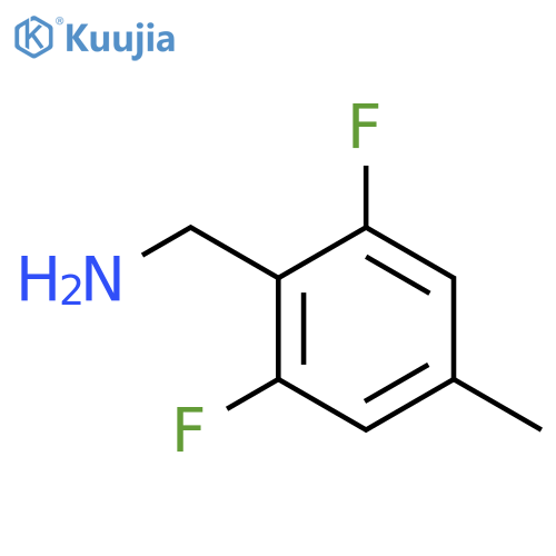 (2,6-difluoro-4-methylphenyl)methanamine structure