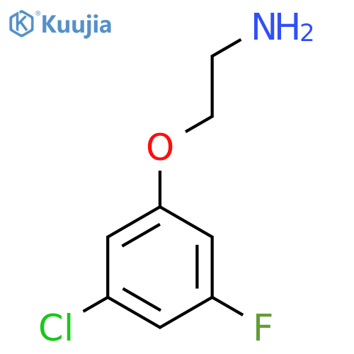 2-(3-chloro-5-fluorophenoxy)ethan-1-amine structure