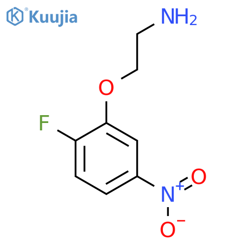 2-(2-fluoro-5-nitrophenoxy)ethan-1-amine structure
