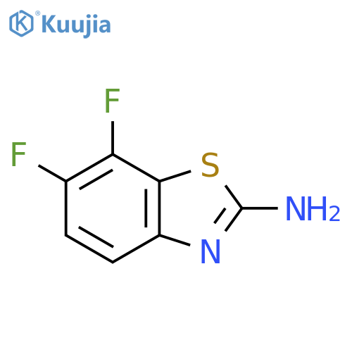 6,7-difluoro-1,3-benzothiazol-2-amine structure
