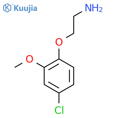 2-(4-chloro-2-methoxyphenoxy)ethan-1-amine structure