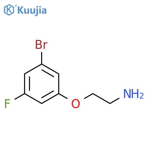 2-(3-Bromo-5-fluorophenoxy)ethan-1-amine structure