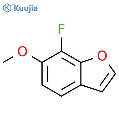 7-Fluoro-6-methoxybenzofuran structure