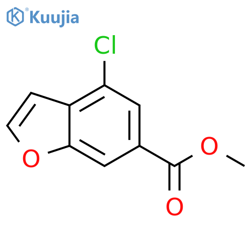 Methyl 4-Chloro-6-benzofurancarboxylate structure