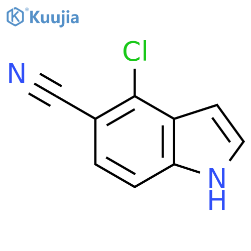 4-Chloro-1H-indole-5-carbonitrile structure
