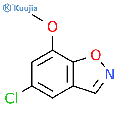 5-chloro-7-methoxy-1,2-benzoxazole structure