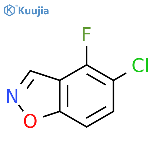 5-chloro-4-fluoro-1,2-benzoxazole structure